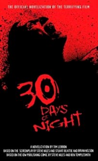 30 Days of Night, Novelisation by Tim Lebbon