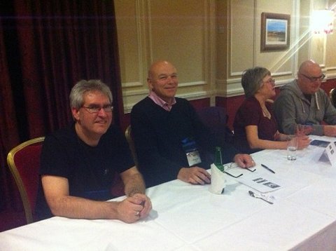 Paul Kane, Simon Clark, Lisa Tuttle and Stephen Volk - Beyond Rue Morgue signing, WFC