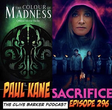 Screenshot: Barkercast podcast on Sacrifice them movie, featuring Paul Kane