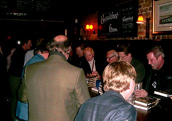 Basil Copper signing 