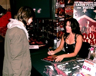 Christa Campbell signing