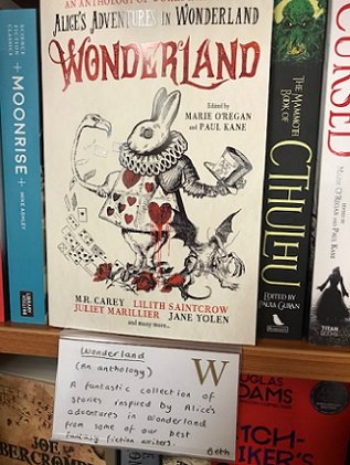Wonderland, edited by Marie O'Regan and Paul Kane, a Waterstones recommendation