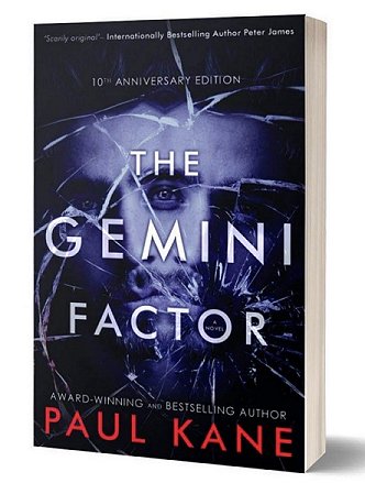 10th anniversary edition,paperback, The Gemini Factor, by Paul Kane