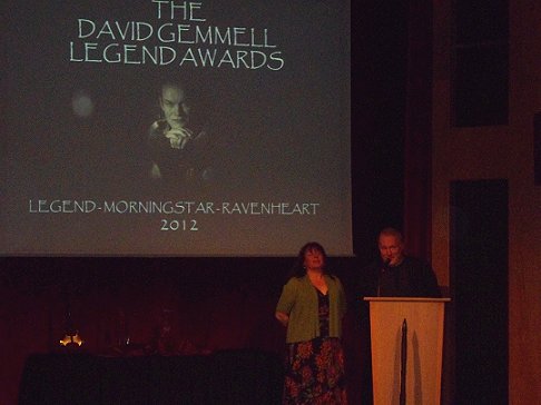 Amanda Foubister and Stephen Jones at the David Gemmell Legend Awards
