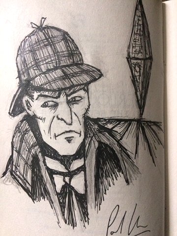 Holmes remarque in a copy of Paul's 'Sherlock Holmes and the Servants of Hell'