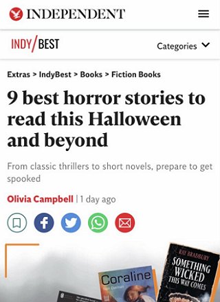 Independent piece: 9 Best horror stories to read this Halloween and beyond