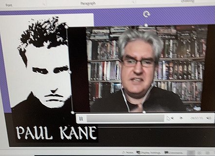 Screenshot: Paul Kane teaching online