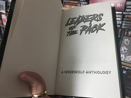 Title page of Leaders of the Pack, a werewolf anthology
