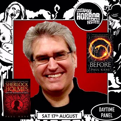 Liverpool Horror Festival poster featuring Paul Kane