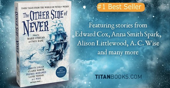 Image showing the book The Other Side of Never, edited by Marie O'Regan and Paul Kane - #1 Bestseller