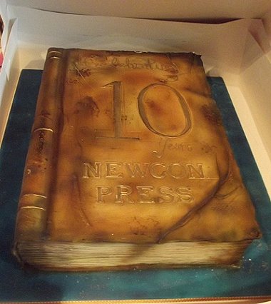 NewCon Press party cake