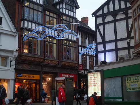 Christmas lights, Nottingham