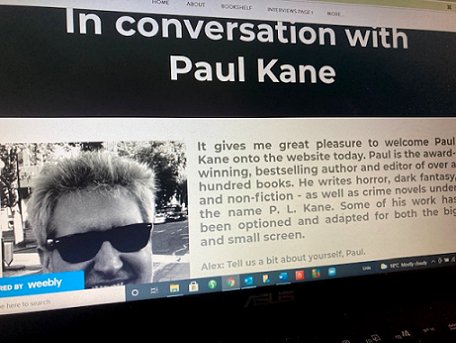 Screenshot: In Conversation with Paul Kane