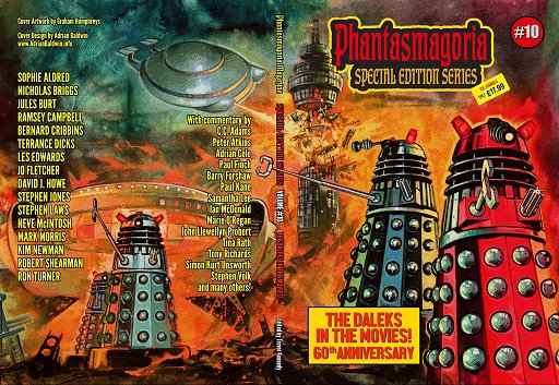 cover image for Phantasmagoria magazine special issue featuring THE DALEKS IN THE MOVIES!