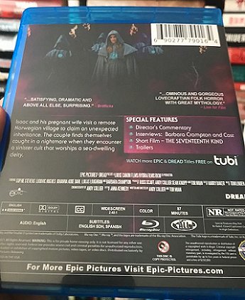 Back cover of Sacrifice Blu-Ray