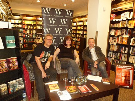 L to R: Paul Kane, Marie O'Regan and Conrad Williams