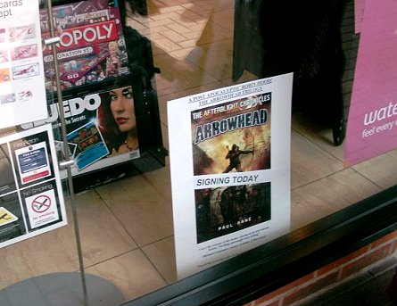 Arrowhead signing, Waterstone's, Sheffield