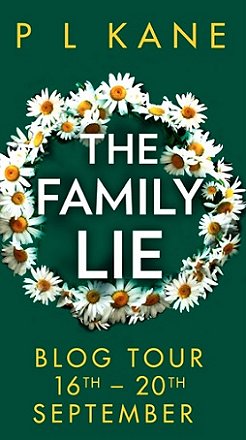 Poster: P L Kane, The Famil Lie, Blog Tour 16th - 20th September