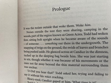 Internal page: Prologue - The Family Lie by P L Kane