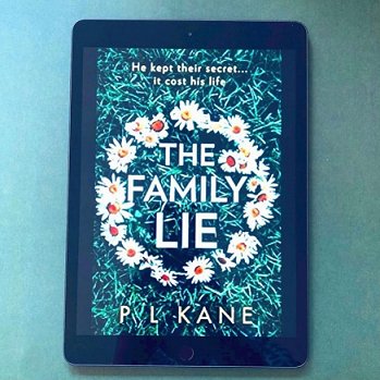 Tablet screen image: The Family Lie P L Kane