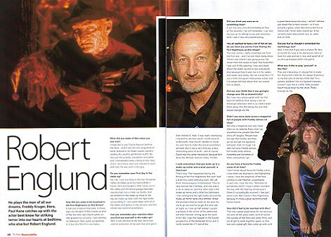 Robert Englund interview, TV and Film Memorabilia