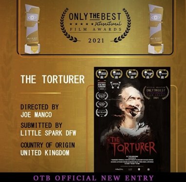 Film Laurel for The Torturer, Only the Best International Film Awards - official entry