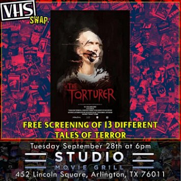 Poster: VHS swap - screening of The Torturer
