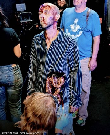 Behind the scenes shot - The Torturer