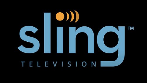 Banner image - text reads Sling television against a black background