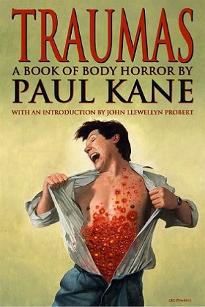 Book cover, Traumas, by Paul Kane