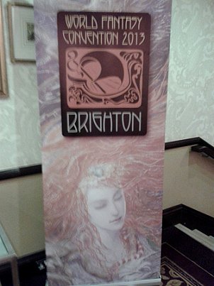 World Fantasy Convention 2013 Brighton standee