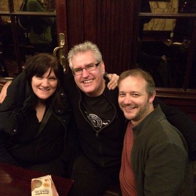 L to R: Marie O'Regan, Paul Kane and Brad Watson