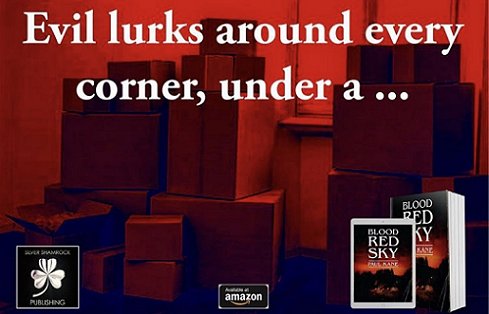 Poster for Blood Red Sky by Paul Kane. Evil lurks around every corner, under a ...