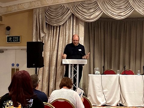 Alex Davis opening speech at ChillerCon UK
