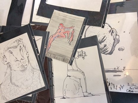 Sketches by Clive Barker