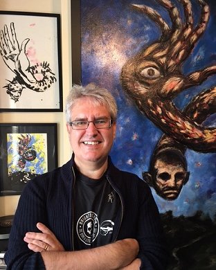 Paul Kane, artwork by Clive Barker