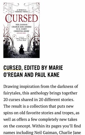 Cursed, edited by Marie O'Regan and Paul Kane