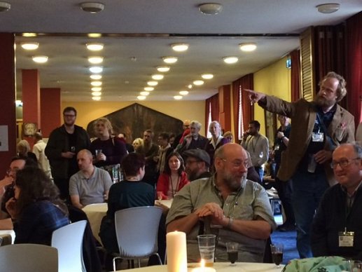 Wine reception and raffle at Dublin Ghost Story Festival