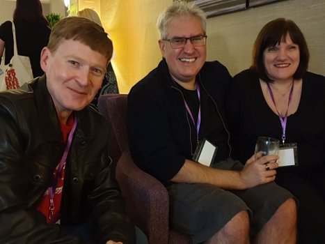 L to R: Eric Ian Steele, Paul Kane and Marie O'Regan