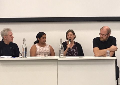 L to R: Paul Kane, Mahsuda Smith, Roz Watkins, Alex Davis