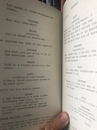 Internal Pages - The Gemini Factor screenplay excerpt