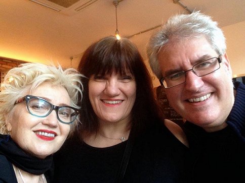 L to R: Barbie Wilde, Marie O'Regan, Paul Kane