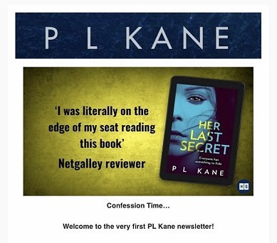 Banner image: P L Kane newsletter