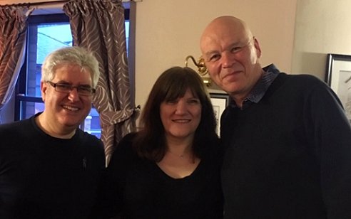 L to R: Paul Kane, Marie O'Regan and Simon Clark