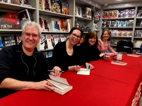 L to R: Paul Kane, Helen Grant, Marie O'Regan, Laura Purcell