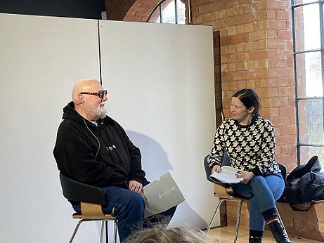 Stephen Volk and Ally Wilkes