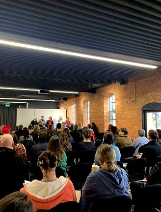 Audience at the UK Ghost Story Festival