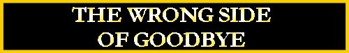 The Wrong Side of Goodbye